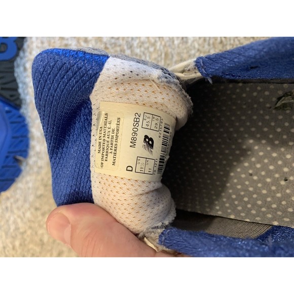 NEW - New Balance Men's 890 V2 M890SB2 Gray Running Shoes Sneakers Size 11.5 - Picture 8 of 11